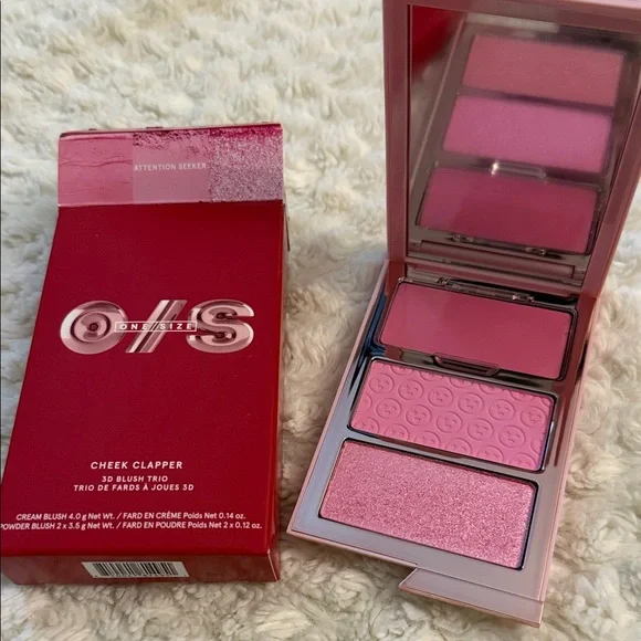 ONE/SIZE Cheek Clapper 3D Blush Trio - Attention Seeker NIB - Picture 2 of 5